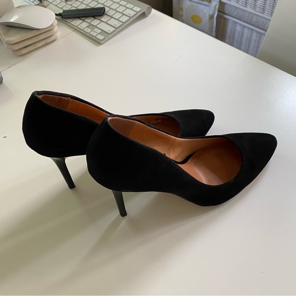 H&M Black Suede 4 Inch Size 7 Heels - Picture 3 of 7